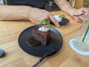 Chocolate gateaux at JoGeSaYu in Hiroshima