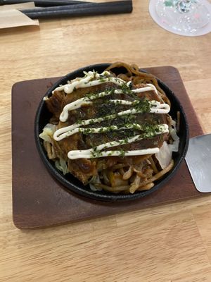 Mini Teppan Okonomiyaki  at JoGeSaYu in Hiroshima