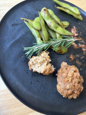 Fried entré  at JoGeSaYu in Hiroshima