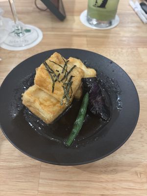 agedashi tofu  at JoGeSaYu in Hiroshima