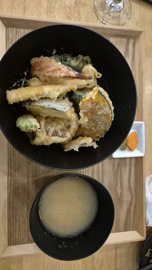 Tempura bowl / set at JoGeSaYu in Hiroshima