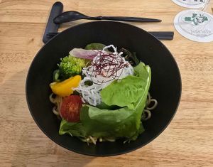 Soupless ramen at JoGeSaYu in Hiroshima