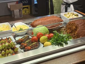 cigköfte, filled aubergine  at Be Gost in Jena