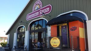 All aboard the Chew Chew train! at Lydia's Express in Sebastopol