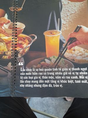 Menu at Xóm • Chay & cà phê in Ho Chi Minh City