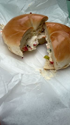 Veggie tofu spread   at Tompkins Square Bagels - Upper East Side in New York City