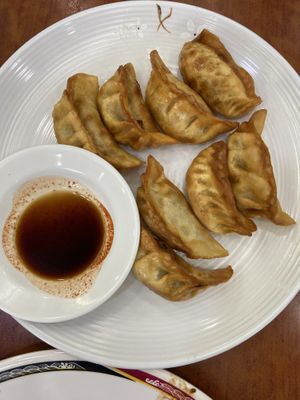 The fried dumplings come in a set of 8 for 8,500 KRW — they’re crispy and definitely worth trying!  at Taewon - 태원 in Daejeon
