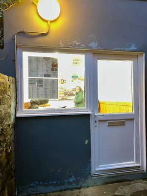 Outside of takeaway   at Willows Takeaway in Orkney Islands