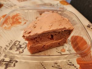 Strawberry cake at Veggie Life in Kirkland