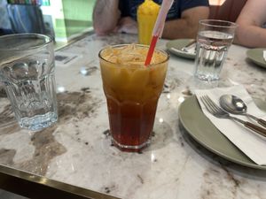 Thai Iced Teaa  at Veggie Life in Kirkland
