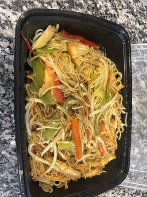 Singaporean Noodles  at Veggie Life in Kirkland