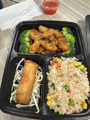 Lunch combo  at Veggie Life in Kirkland