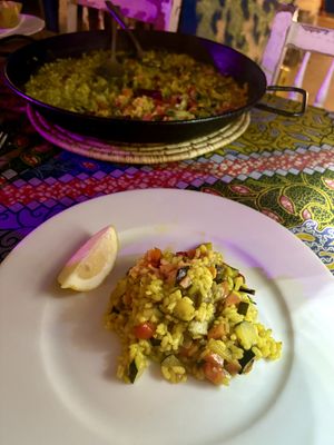Paella  at La Cava in Formentera
