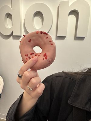 Strawberry Chocolate (vegan)  at I'm Donut in New York City