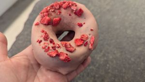 Strawberry at I'm Donut in New York City