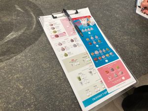 You fill out this card to order your donut(s) at I'm Donut in New York City