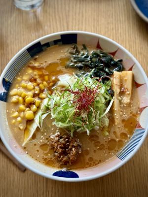 Miso Ginger Ramen  at Tonchin in Los Angeles
