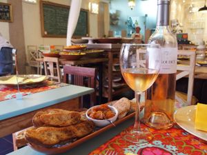 Downstairs restaurant at House of Wonders in Cascais