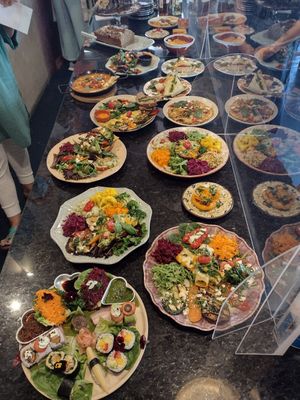 The range of beautiful dishes available this lunchtime at House of Wonders in Cascais