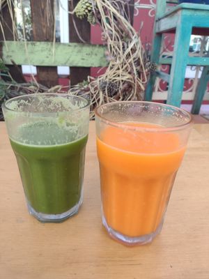Fresh and tasty juices at House of Wonders in Cascais