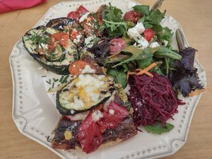 Quiche dish at House of Wonders in Cascais