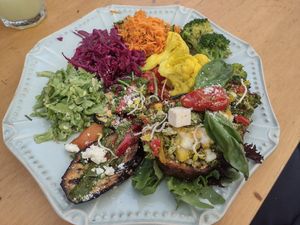 Eggplant dish at House of Wonders in Cascais