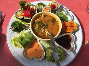 Sushi plate with consommé at House of Wonders in Cascais