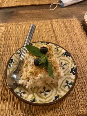 Coconut cake   at House of Wonders in Cascais