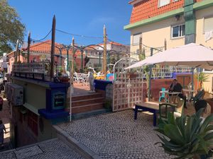 Ground Floor Patio at House of Wonders in Cascais