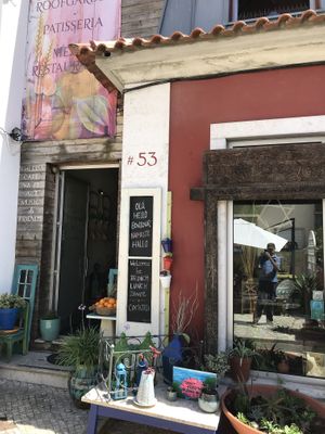 One of the entrances where you order your lunch   at House of Wonders in Cascais
