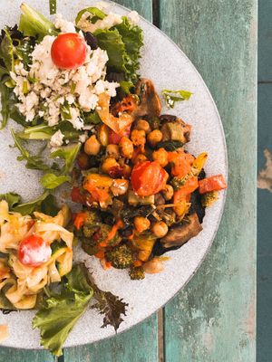 One of the many vegan dishes   at House of Wonders in Cascais