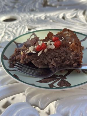 Blueberry and almond cake  at House of Wonders in Cascais