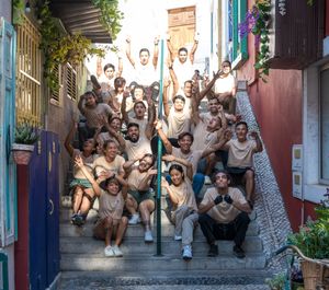 Team works makes the dream work! All hands counts. at House of Wonders in Cascais