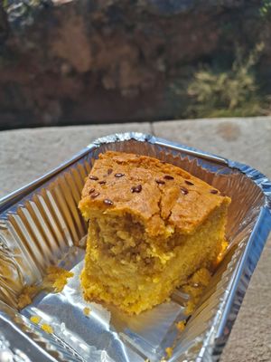 Carrot orange cake at House of Wonders in Cascais