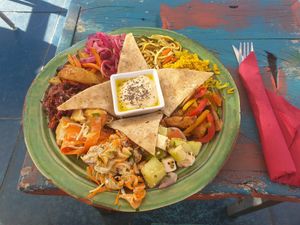 Mixed plate at House of Wonders in Cascais