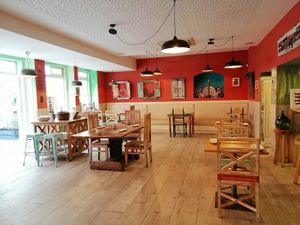 Our restaurant ready for social distancing at House of Wonders in Cascais