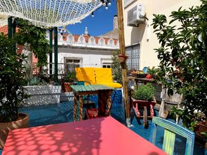 Perspective of our 2nd roof - the roofgarden! at House of Wonders in Cascais