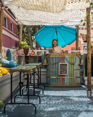 Tiki bar :) at House of Wonders in Cascais