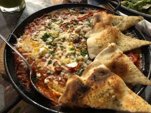 shakshouka at House of Wonders in Cascais