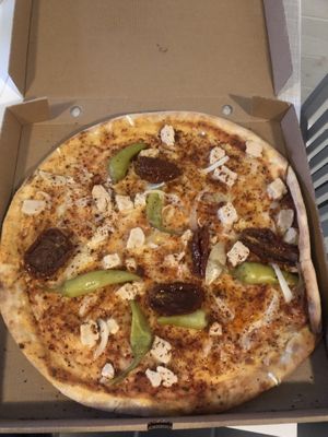 Vegan Guntas  at Norrstrands Pizzeria in Karlstad