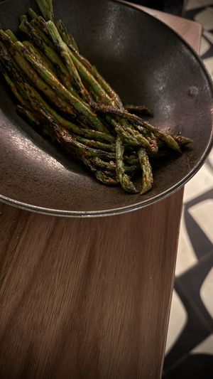 Asparagus   at Balam  in Whistler