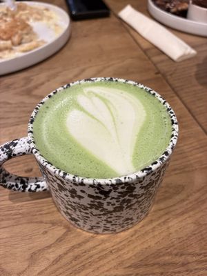 Match latte  at Sunday Coffee & Kitchen in Newcastle Upon Tyne