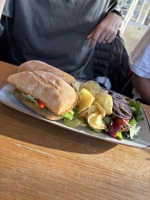 Vegan ciabatta   at The Hats and Barrels  in Harverfordwest