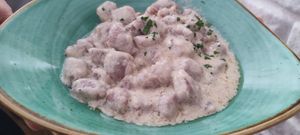 Gnocchetti di farina di castagne al sugo di noci at La Posteria Ristorante Pizzeria in Viareggio