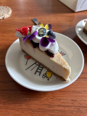 New york style cheesecake  at Vegalicious Pastry in Helsinki