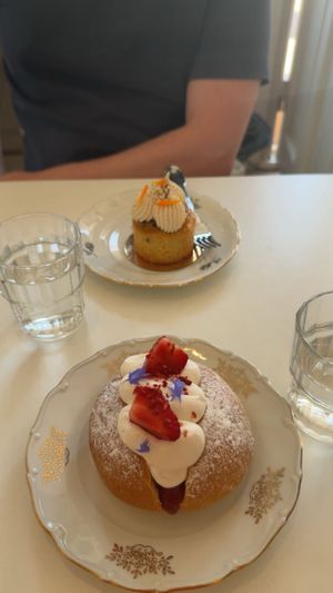 Maritozzi (front), Passion (back)  at Vegalicious Pastry in Helsinki