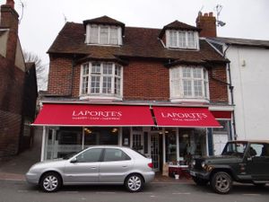 Front of Laporte's, 4 Lansdown Place, Lewes. at Laportes in Lewes