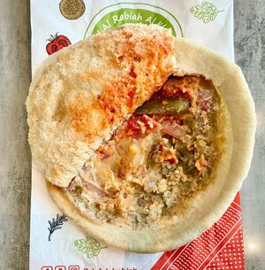 Foul sandwich  at Falafel Al Rabiah Al Khadhra - Al Taawun  in Sharjah