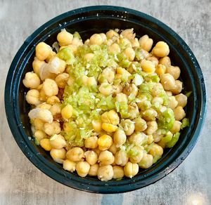 Hummus balila at Falafel Al Rabiah Al Khadhra - Al Taawun  in Sharjah