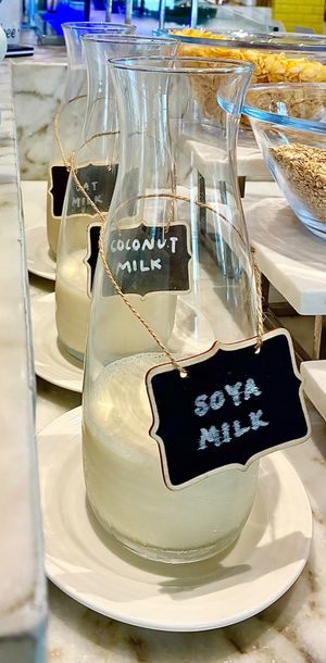 Milk alternatives  at Al Khan Restaurant in Sharjah